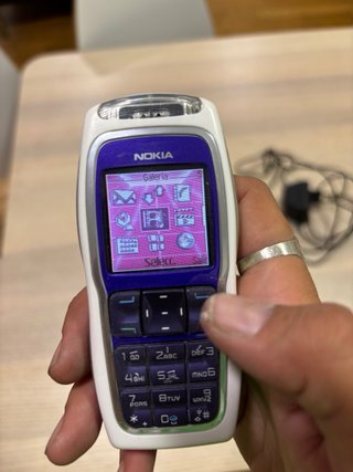 Nokia 3220 Blanco y Azul