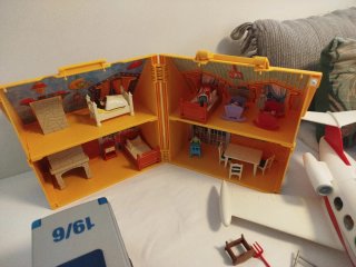 Lote Playmobil: Barco, Avión, Coche Policía y todo