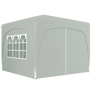 Gazebo Jardín 3x3m Plegable Ajustable