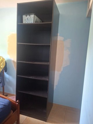 Estantería modular negra