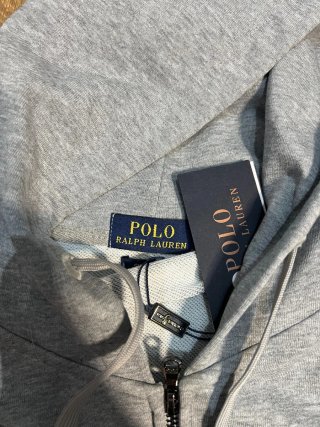 Chaqueta Polo Ralph Lauren Gris Cremallera