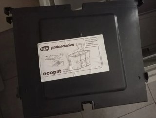 Cubo triple compartimento reciclaje