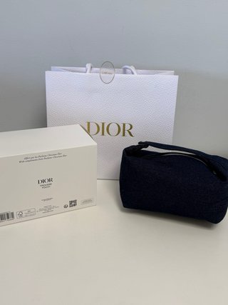 Neceser Dior vaquero letras plata