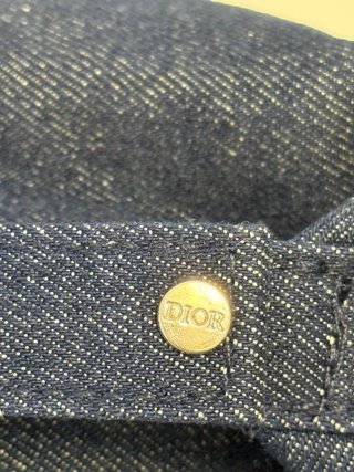 Neceser Dior vaquero letras plata