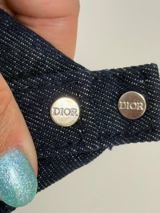 Neceser Dior vaquero letras plata