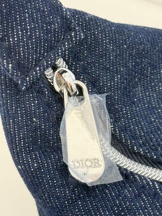 Neceser Dior vaquero letras plata