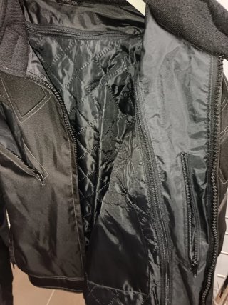 Chaqueta Moto Negra Talla XL