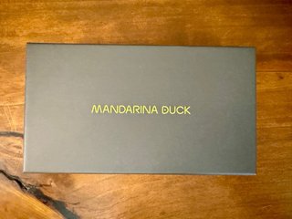 Cartera Mandarina Duck Roja Cremallera a estrenar
