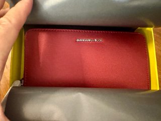 Cartera Mandarina Duck Roja Cremallera a estrenar