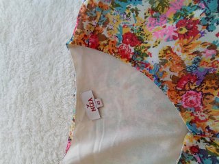 Vestido estampado flores talla 42