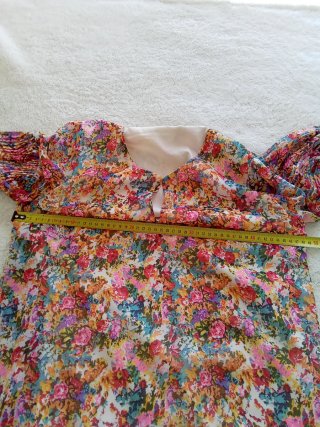 Vestido estampado flores talla 42