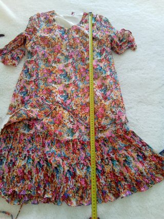 Vestido estampado flores talla 42