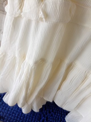 Vestido Verano Crema H&M Talla M