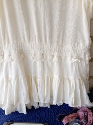 Vestido Verano Crema H&M Talla M