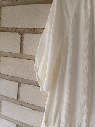 Vestido Verano Crema H&M Talla M