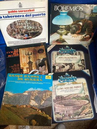 Lote Vinilos LP y SP Varios Artistas