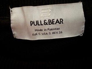 Sudadera Pull&Bear New York Negra XS