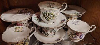 Juego de té inglés de porcelana
