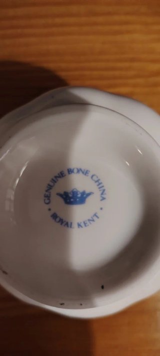 Juego de té inglés de porcelana