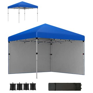 Carpa Plegable 3x3m con 2 Paredes