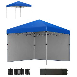 Carpa Plegable 3x3m con 2 Paredes
