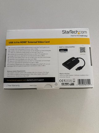 Adaptador Gráfico USB 3.0 a HDMI StarTech