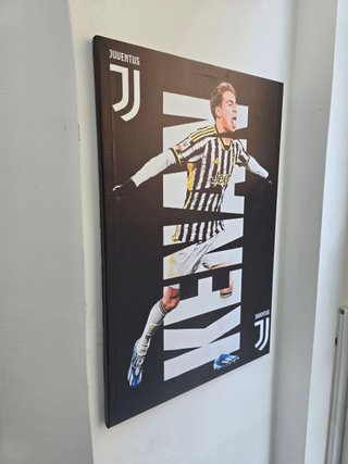 Quadro Kenan Yildiz Juventus 40x60 Cm
