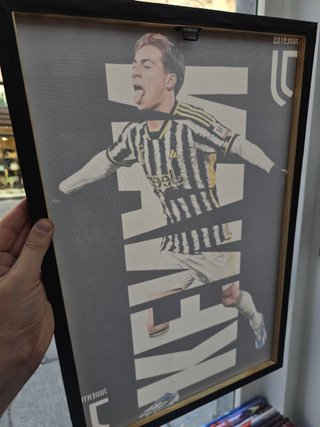 Quadro Kenan Yildiz Juventus 40x60 Cm