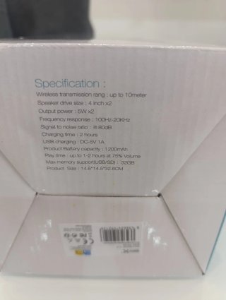 Altavoz Bluetooth GREATNCE Portátil LED Sonido