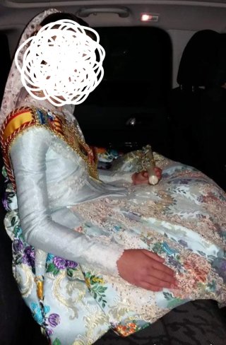 Traje de Fallera azul claro