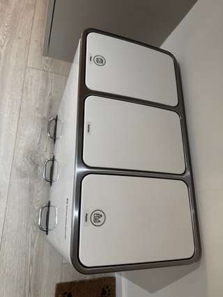Basurero Songmics 54L (3 cubos 18L)