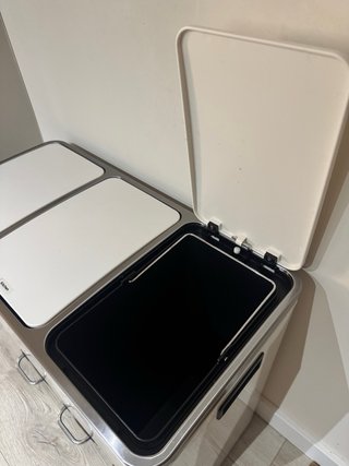 Basurero Songmics 54L (3 cubos 18L)