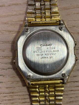 Reloj Casio Dorado Digital A159W