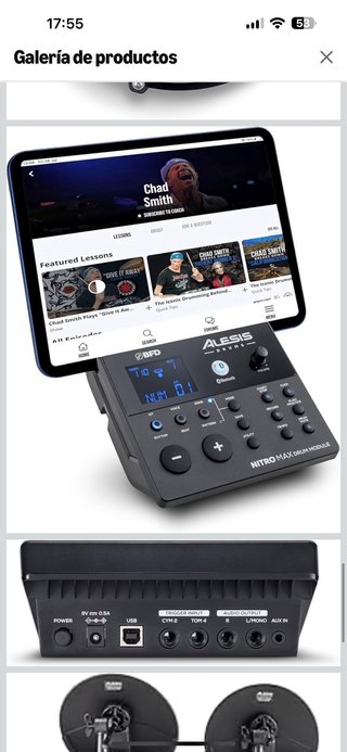 Batería Electrónica Alesis Nitro Max Kit Nueva!