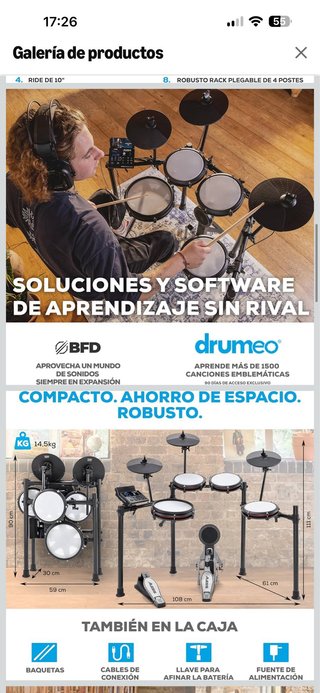 Batería Electrónica Alesis Nitro Max Kit Nueva!