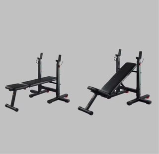 Banco musculación rack plegable