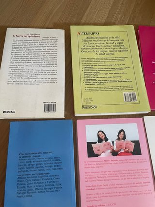 Lote libros autoayuda, salud, psicología y bienest