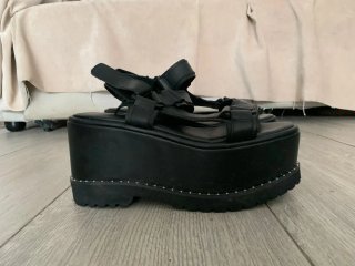 Sandalias Plataforma Negras