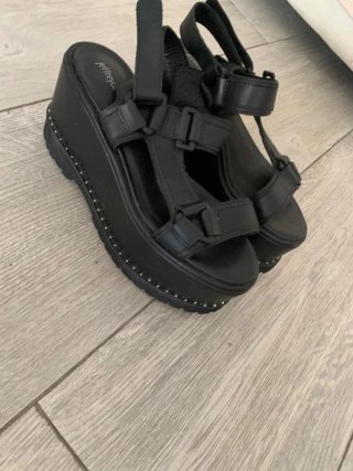 Sandalias Plataforma Negras