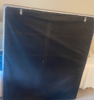 Cabecero de cama gris polipiel
