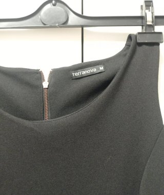 Tubino nero Terranova gonna morbida M