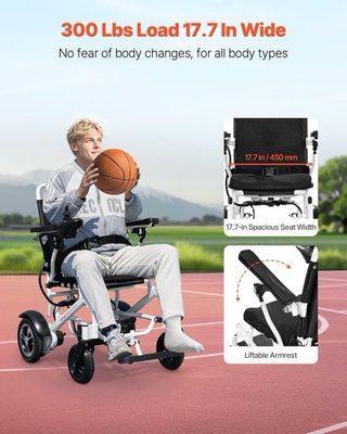 Silla de Ruedas Eléctrica Plegable