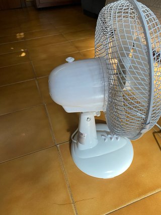 Ventilador de mesa blanco 2 velocidades