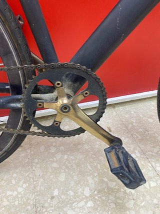 Bicicleta Fixie Negra Talla M