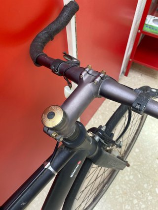 Bicicleta Fixie Negra Talla M