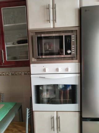 Microondas y horno integrable