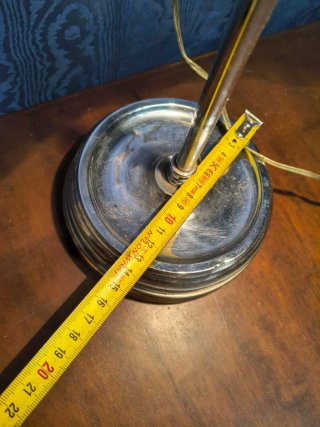 Lampada da scrivania Liberty 1920 Met nichelato