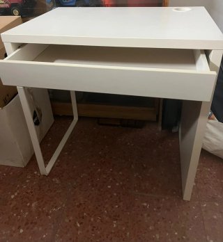 Escritorio IKEA MICKE blanco 73x50 cm