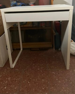 Escritorio IKEA MICKE blanco 73x50 cm
