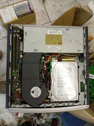 Ordenador HP Compaq Plata/Negro